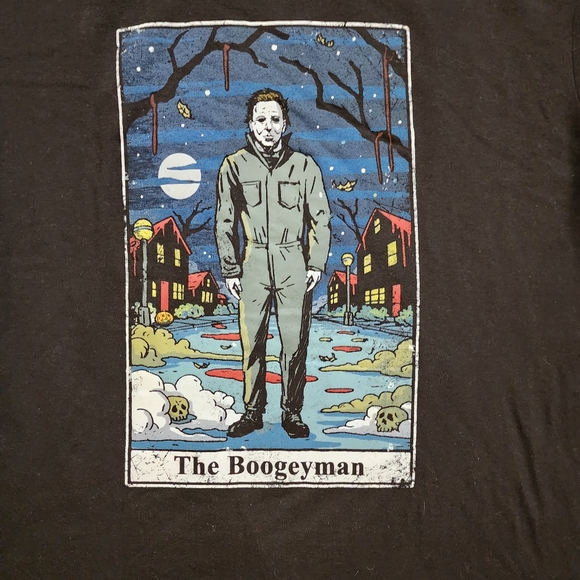 Black Michael Myers Tarot Tee, Women's XL - Picture 3 of 6